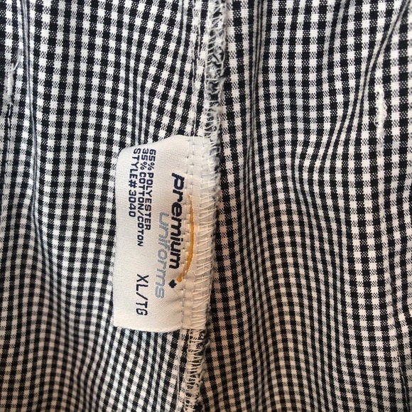 𝅺PREMIUM Uniforms Unisex Relaxed Chef’s Black and White Checkered Pant XL - Picture 6 of 9